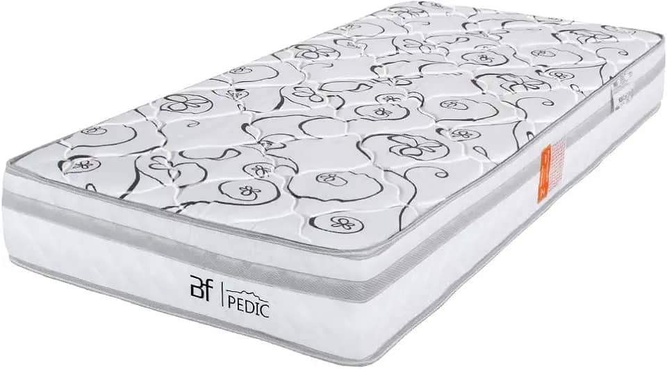 Colchão Solteiro Firme Espuma D28 88x188x24cm BF Colchões