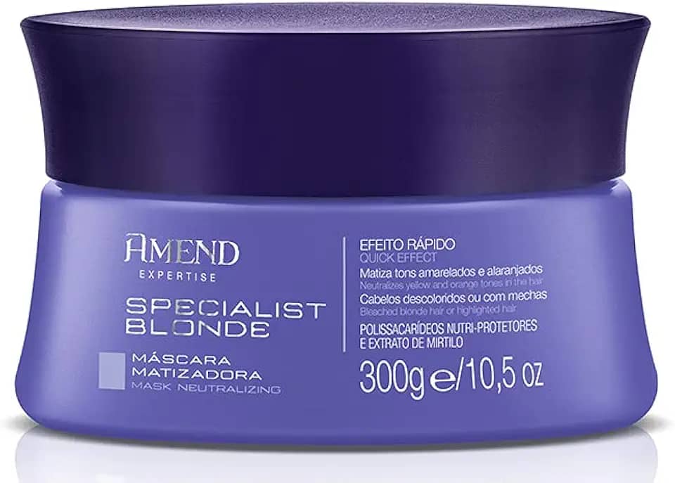 Máscara Matizadora Amend Specialist Blonde 300 G