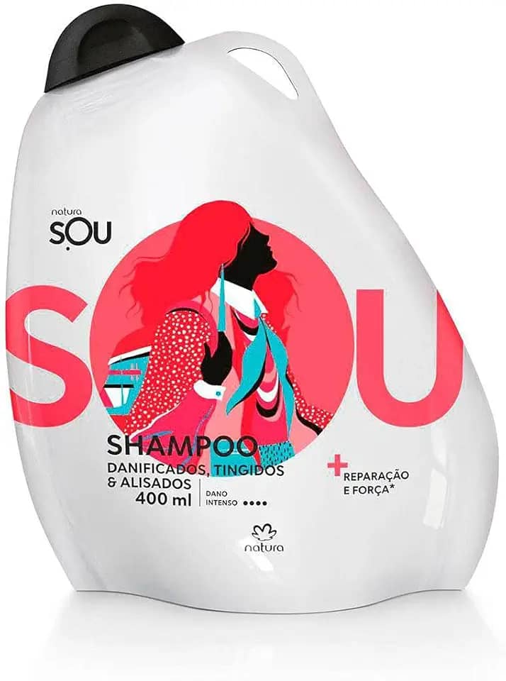 Natura Shampoo Enxágue Express Danificados, Tingidos e Alisados SOU - 400ml