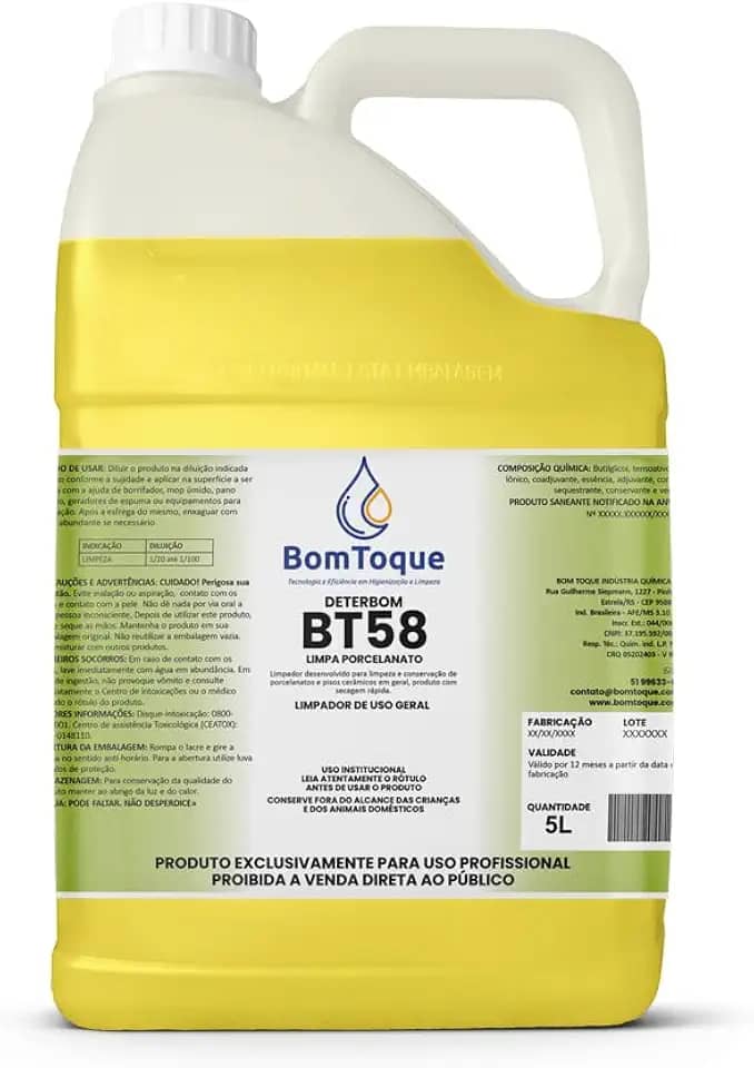 Deterbom BT58, 5L - Limpa Porcelanato e Vítrificados