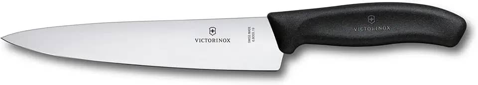 Faca para Fatiar Victorinox Swiss Classic, cabo Preto, 19cm