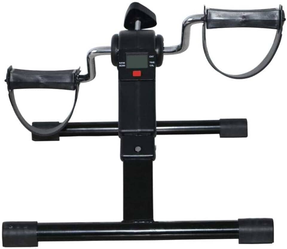 Mini Bike Ergométrica Dobrável com Monitor Lcd Preto Odin Fit