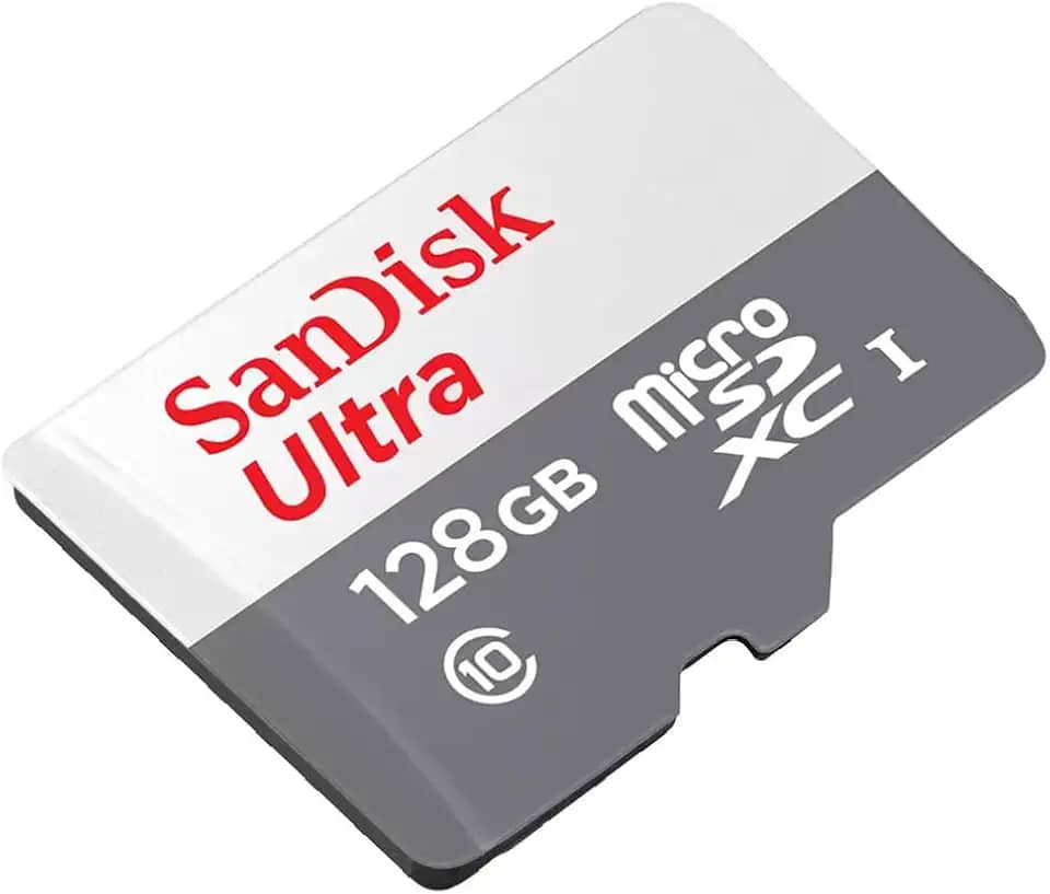 Cartão de Memória Sandisk 128GB Classe 10 SDSDQUNR 128G-GN6TA Micro SD