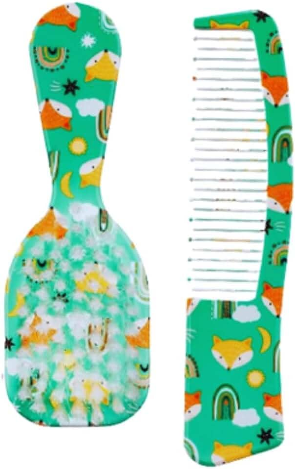 Marco Boni Kit Baby Zoo Pente E Escova Raposa 0608 Multicolorido 2 Itens