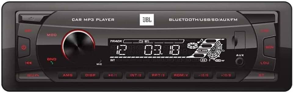 JBL, Rádio Automotivo, MP3 Player, Celebrity 100, Bluetooth / USB / SD Card / Aux / FM - Preto