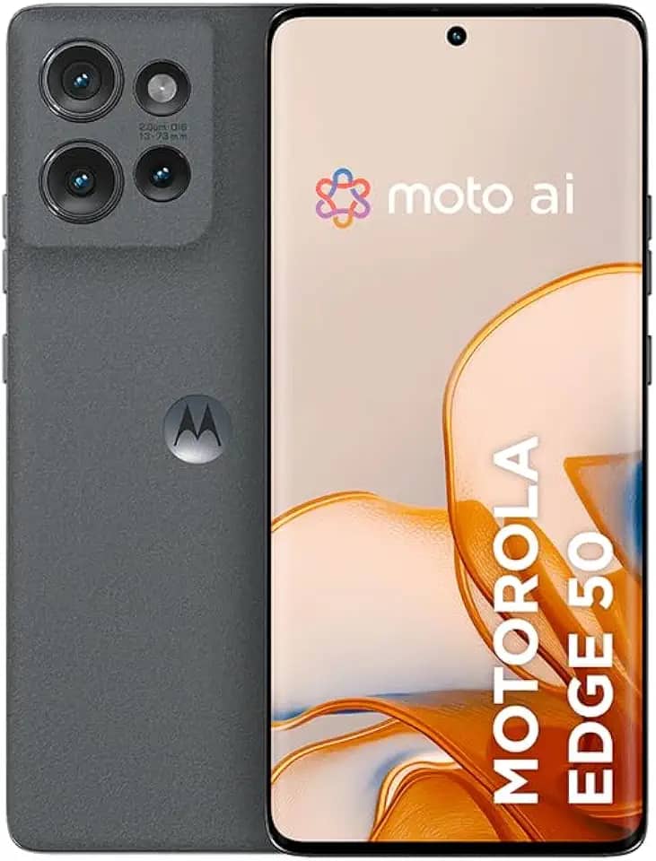 Smartphone Motorola Edge 50 5G - 256GB 24GB (12GB RAM+12GB Ram Boost) 50MP Sony Camera Moto AI Ultrarresistencia militar - Grey