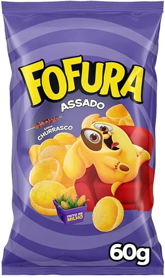 Salgadinho Concha Churrasco Fofura 60G