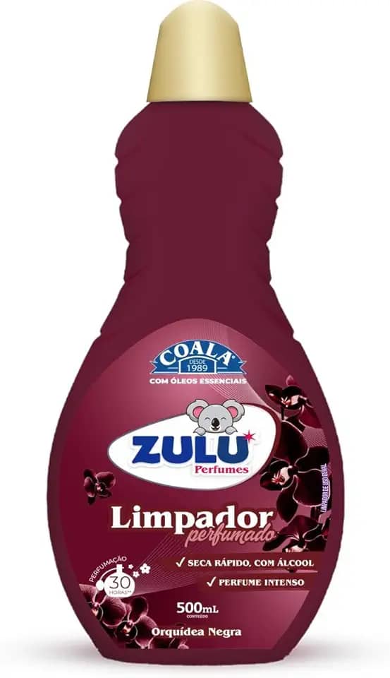 Zulu Perfumes Limpador Perfumado 500ml Orquídea Negra