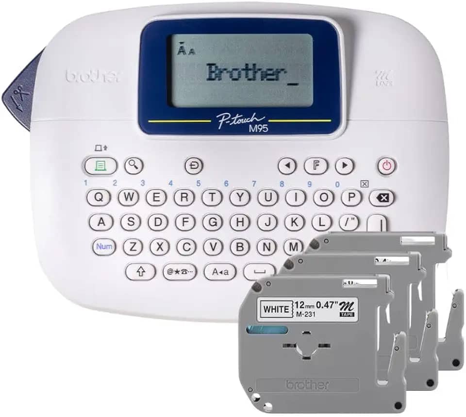 ROTULADOR ELETRONICO BRANCO PTM95 COM 3 FITAS