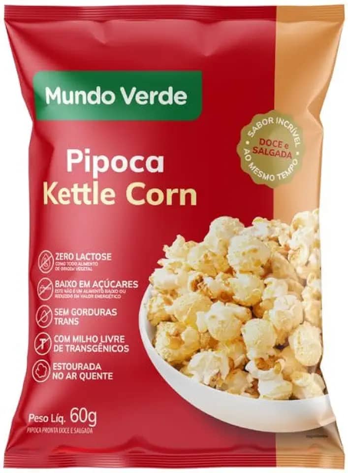 Pipoca Kettle Corn Mundo Verde 60g