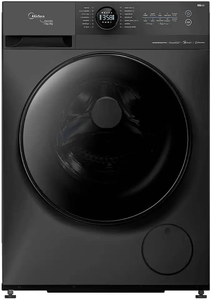 Lava e Seca Midea HealthGuard Smart 13kg Titanium 127V