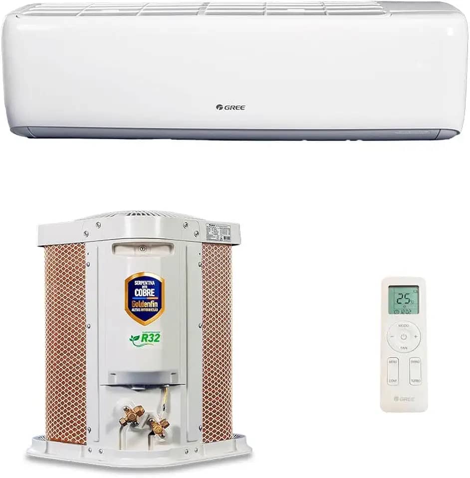 Ar Condicionado Split Hi-Wall Gree G Clima Frio Wi-Fi Inverter 24.000 Btus 220v R-32