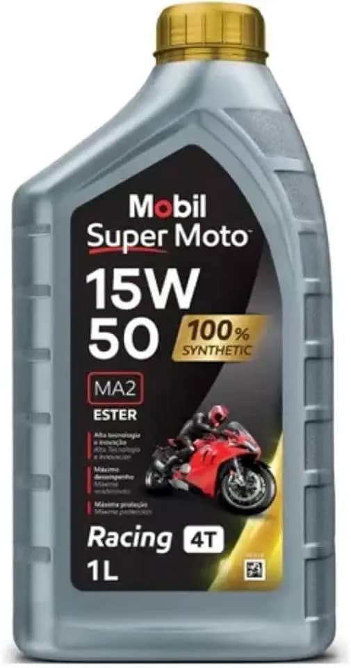 Óleo Mobil 15w50 Super Moto 4t 100% Sintético 1 Litro