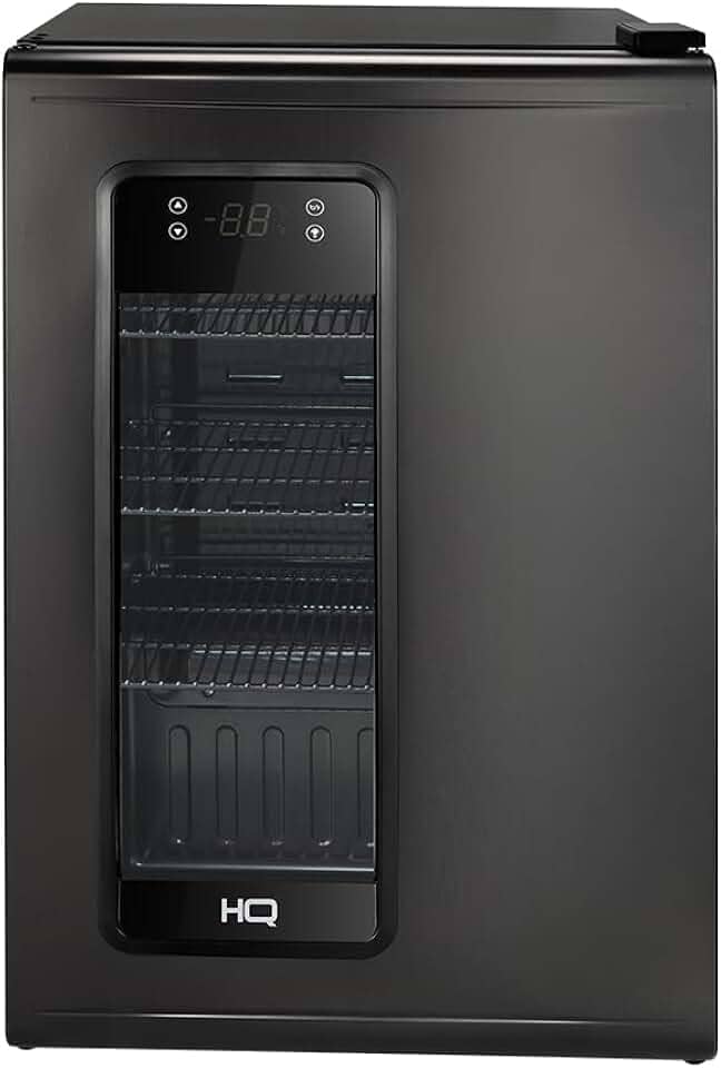 Cervejeira Expositor Vertical HQ 100 Litros Frost Free Inox Titanium HQ-100CEVPVFFI (127V)