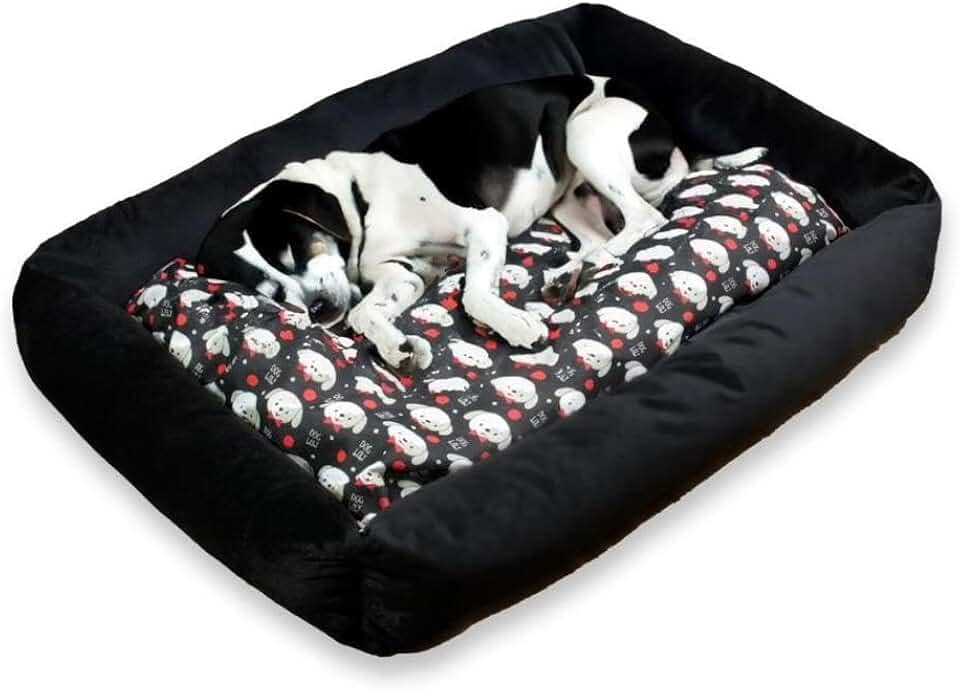 Cama Para Cachorro Grande 100x87cm Impermeável 100% Lavável Confortável (cinza)