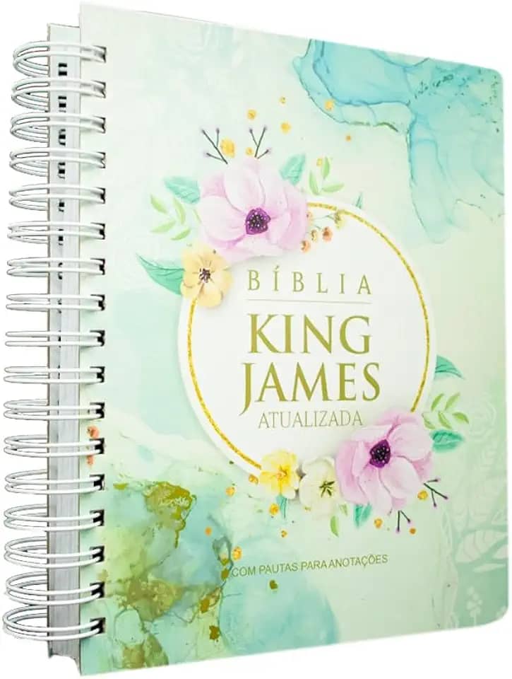 Bíblia King James Atualizada Com Espaço Para Anotações Blue Sky