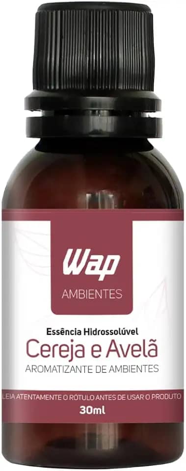 WAP Essência Hidrossolúvel para Umidificador, Difusor e Climatizador 30ml Cereja e Avelã
