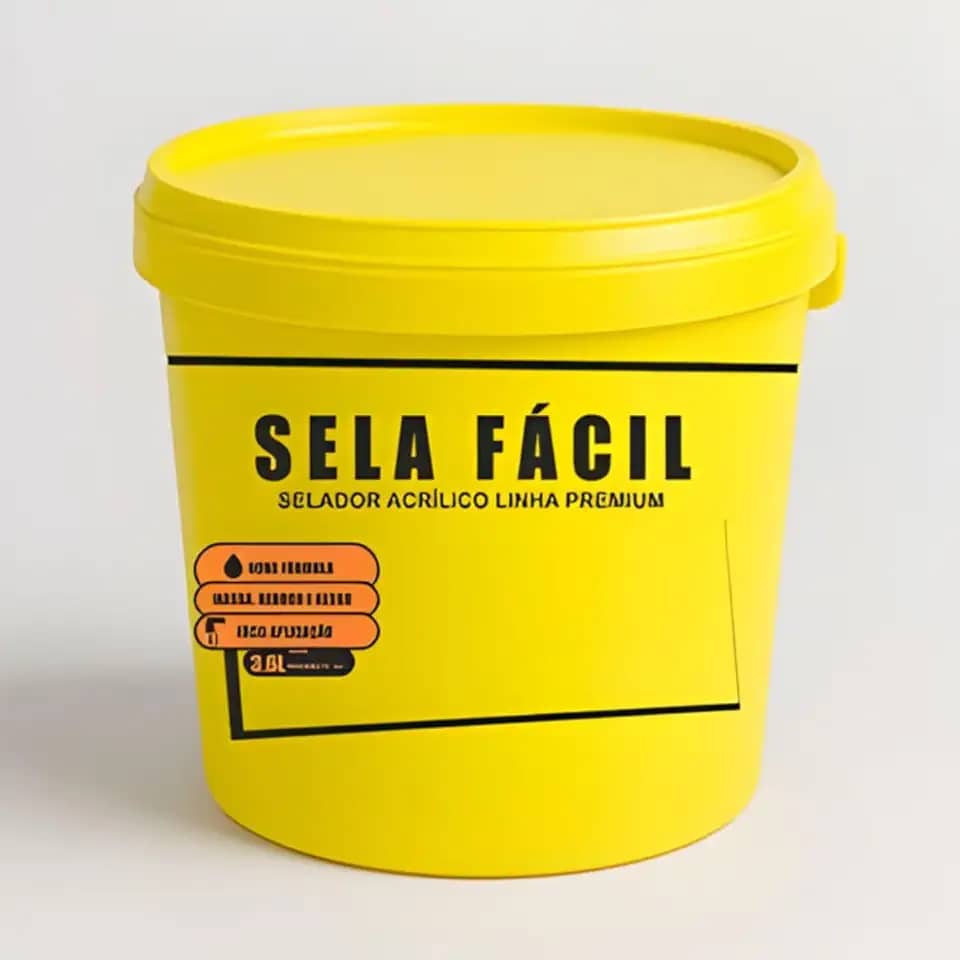 Selador Acrílico 3×1 3,6L Sela Fácil Para Paredes E Tetos