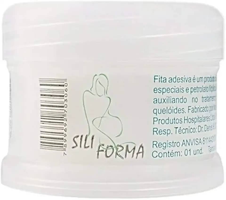 Fita para Cicatrizes Hipertróficas e Quelóides 45X3cm Siliforma