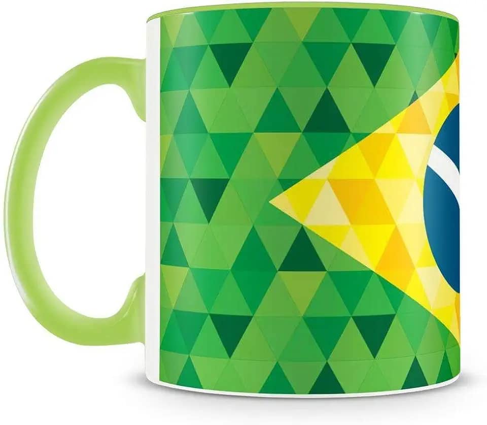 Caneca Bandeira do Brasil
