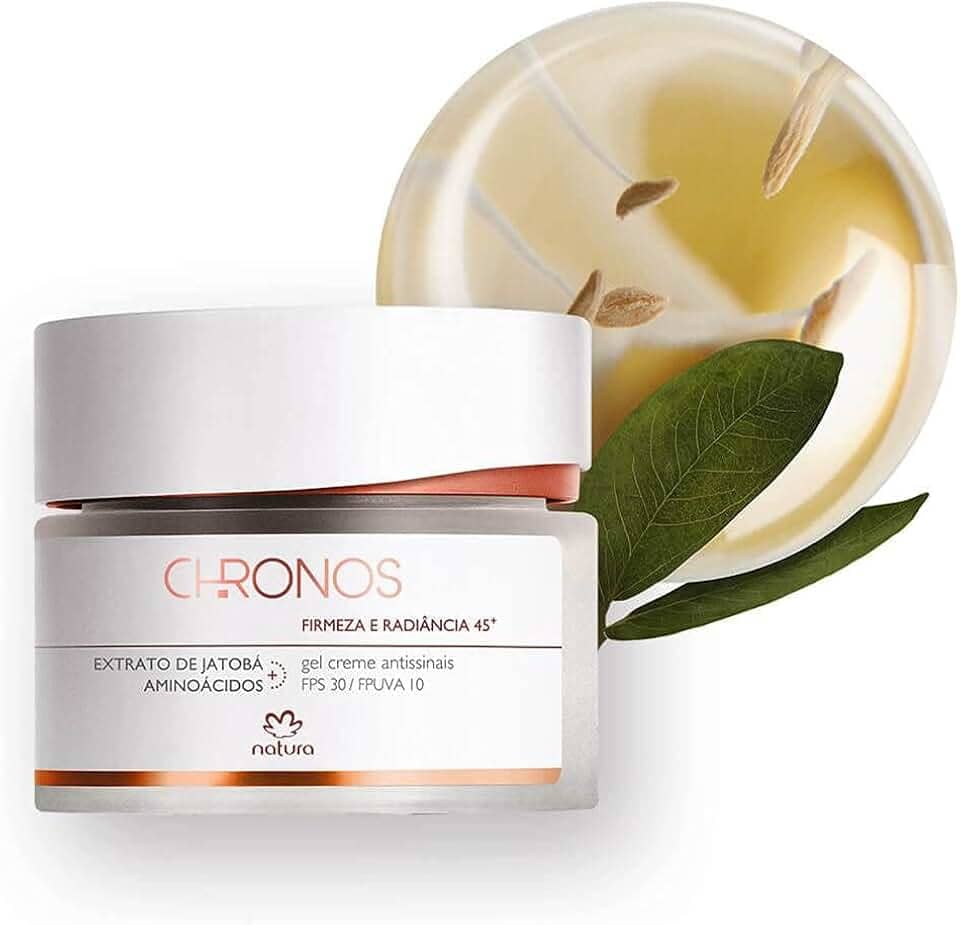 Gel Creme Antissinais 45+ Dia Firmeza e Radiância Chronos - 40g