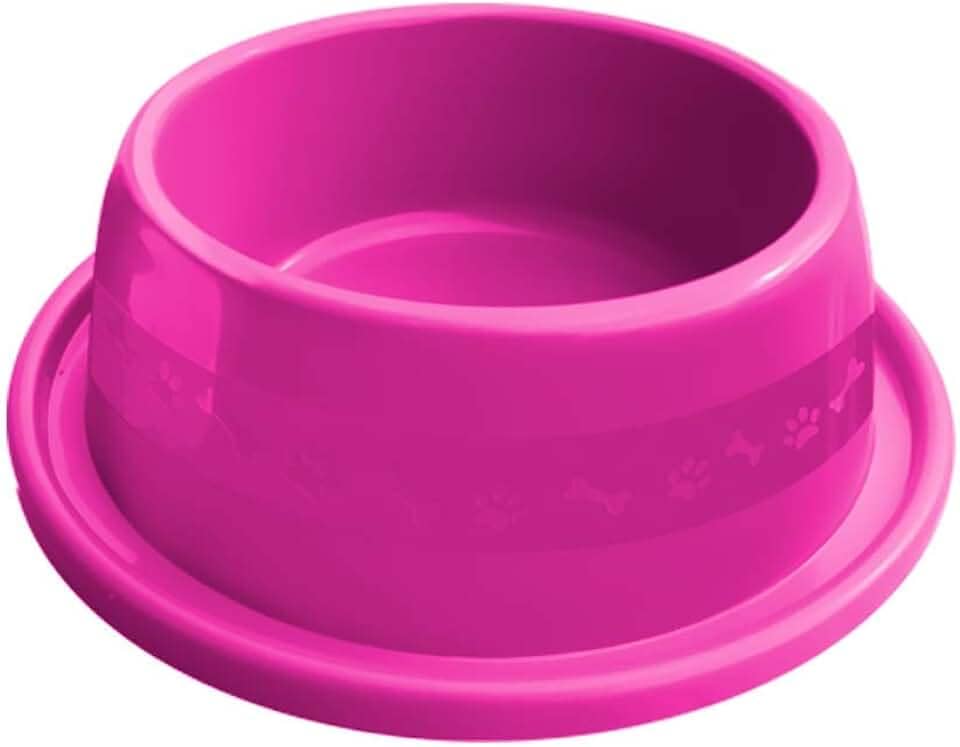 Furacão Pet Comedouro Plástica Anti-Formiga N.1 350Ml Rosa Para Cães