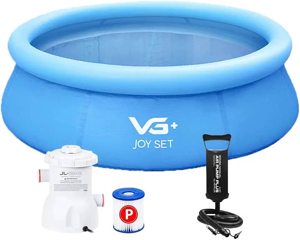 Piscina Inflável Joy Set 2490L Circular 240cm com Filtro Bomba VG Plus (220, Volts)