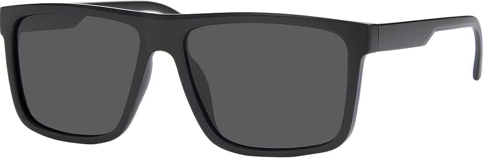 Óculos de Sol Masculino Quadrado Polarizado UV400 Preto E Cinza VH 2831