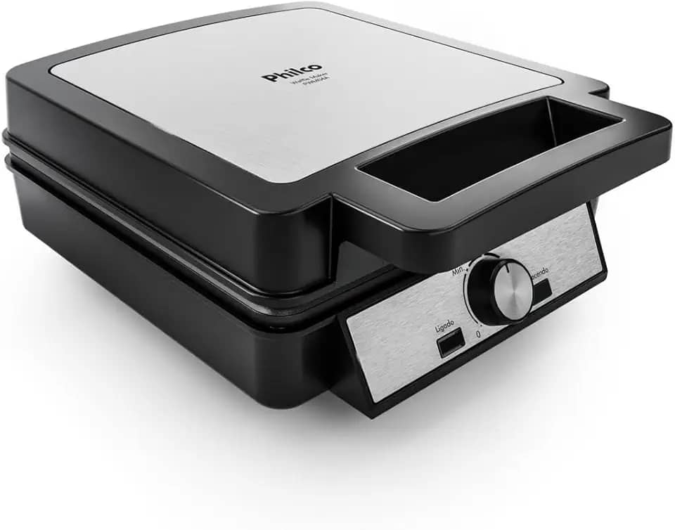 Waffle Maker Philco 5 Temperaturas 4 Waffles PWM04A 127V