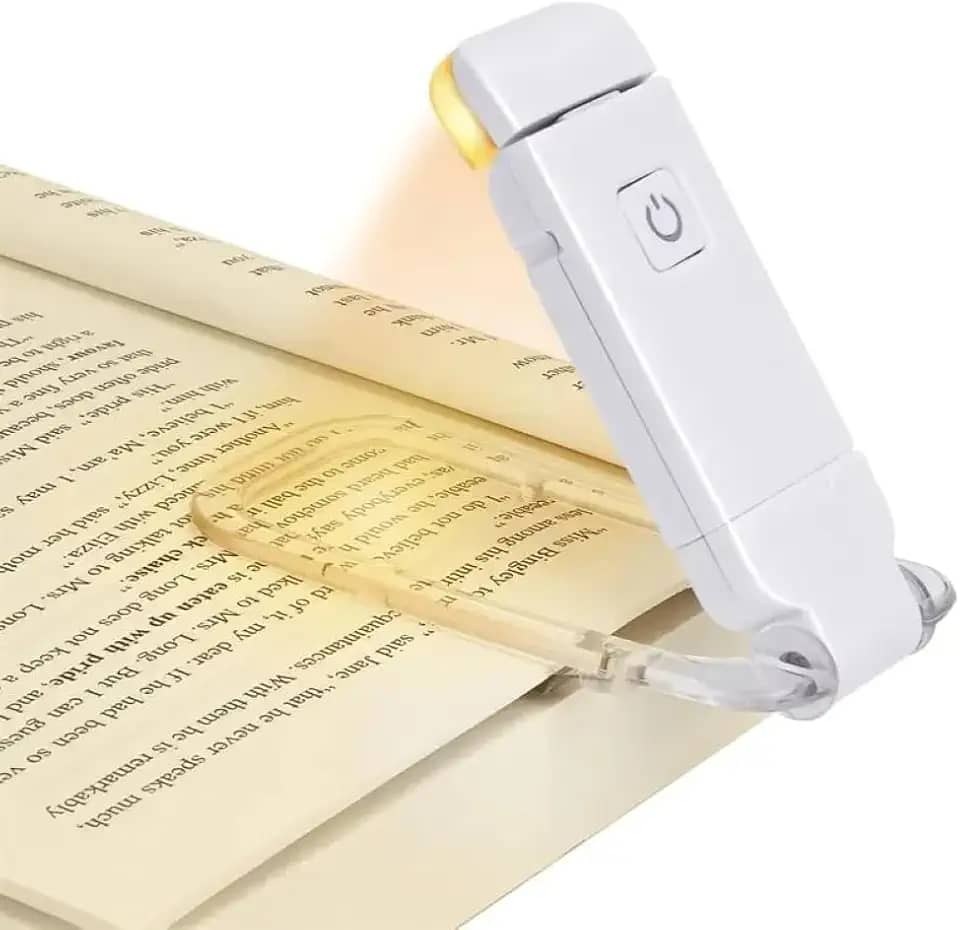 Luz de Leitura para Livro, Lanterna para Leitura de Livros, Adjustável Luminária Livro, Clipe Luminaria de Livro, Dobrar Luz para Leitura Livro, Mini Lanterna Leitura