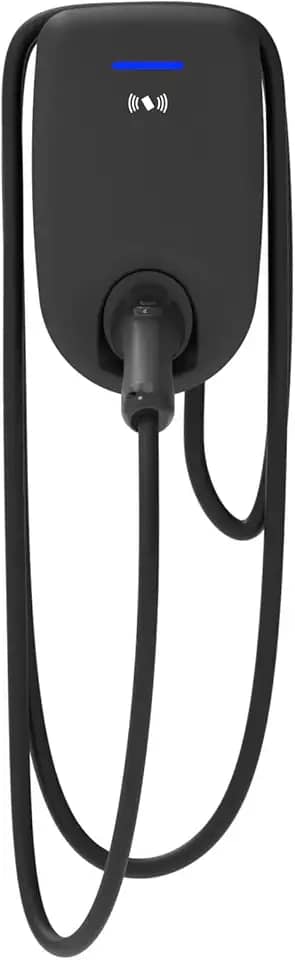 Estação de carregamento EV 32A, carregador EV tipo 2 de 7 kW, cabo de carregamento de 15 pés, adequado para veículos elétricos, veículos elétricos híbridos plug-in, uso interno/externo