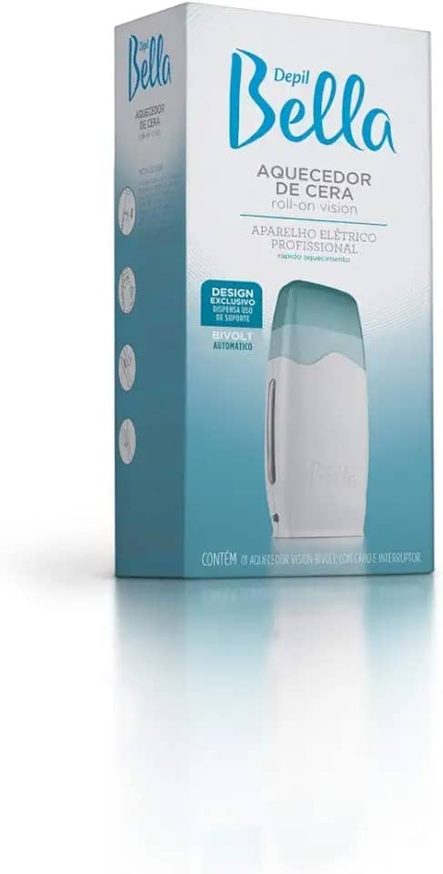 Depil Bella - Aparelho Elétrico Bivolt Aquecedor de Cera Roll-On 1un