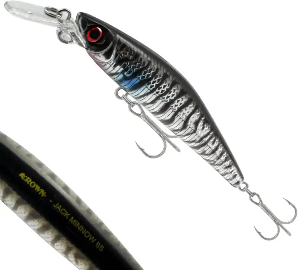 Isca Artificial para Tucunaré Jack Minnow 85 Meia Água (CR39)