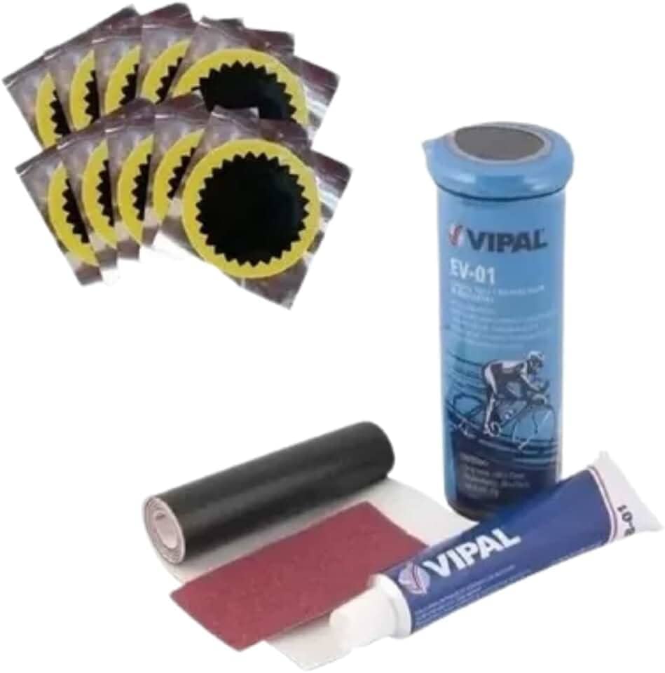 Kit Remendo Reparo Selante Vipal P/Camara Ar Bicicleta