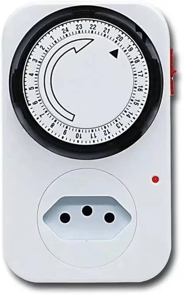 Temporizador Tomada Analógico Mecânico Bivolt Timer Programável Bivolt