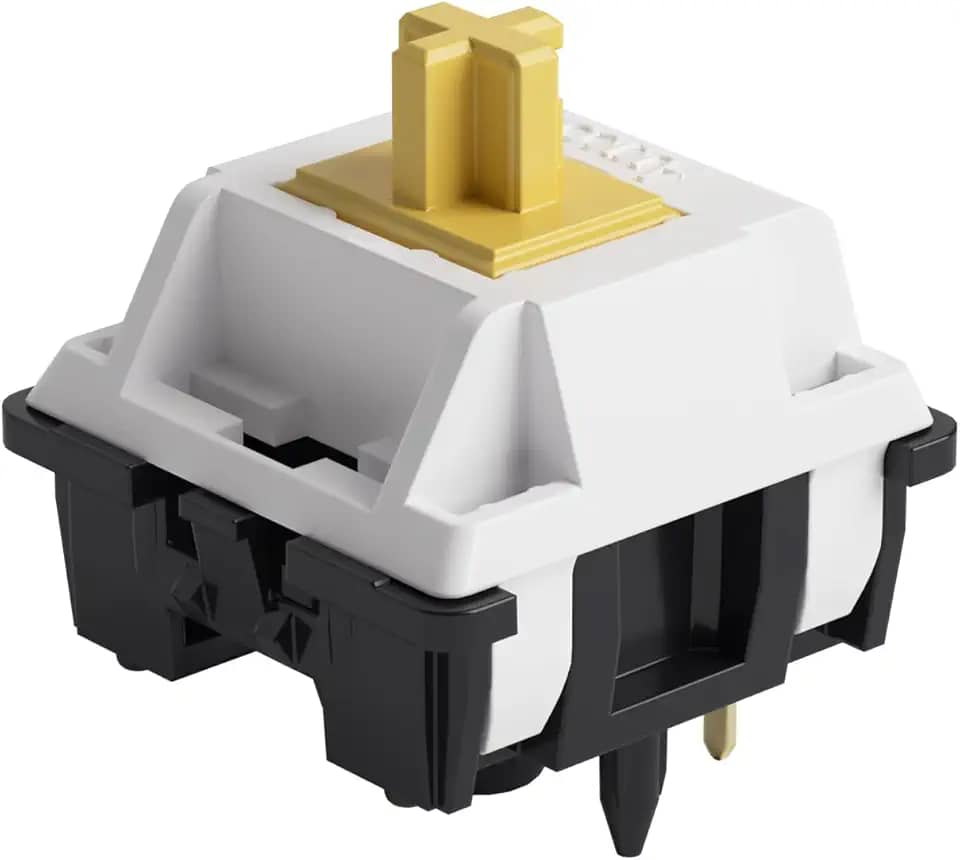 Conjunto de switch para teclado akko Penguin silent com 45 peças