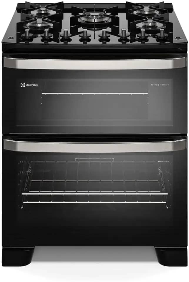 Fogão Electrolux 5 Bocas Experience com PerfectCook360 Preto FE5DP