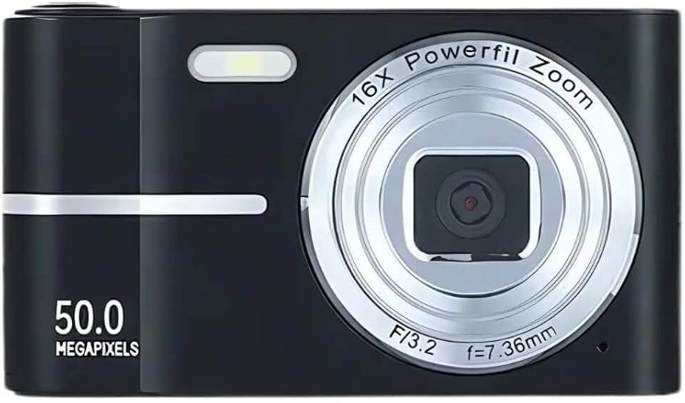 Câmera Digital De Alta Definição Vintage 16x Zoom 2.7k 50 Mp