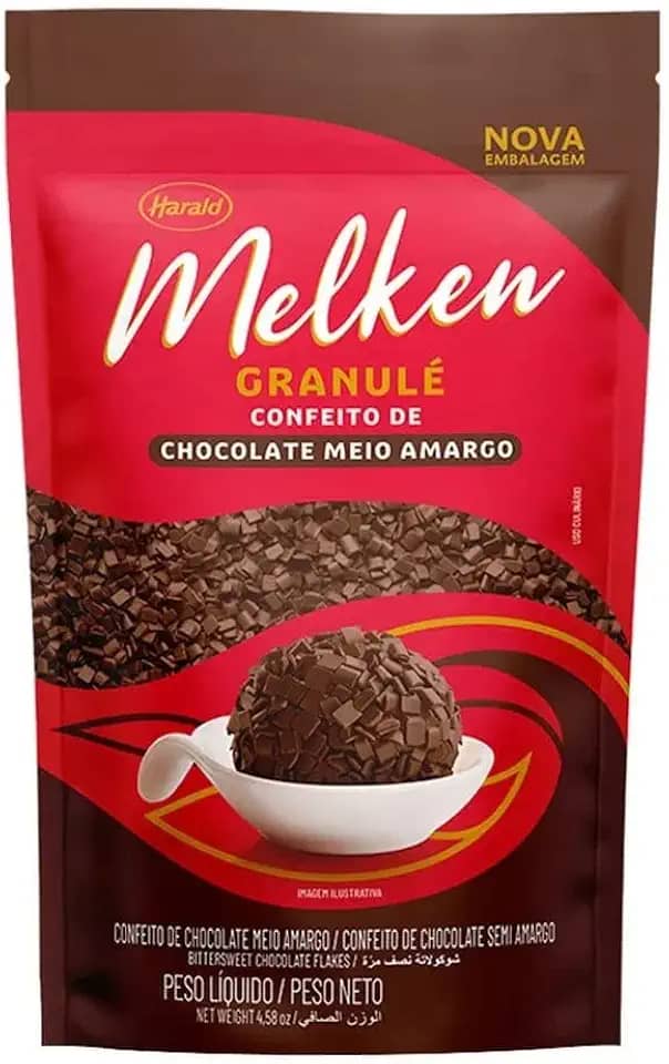 Granulado Melken Granule Meio Amargo 130g Harald