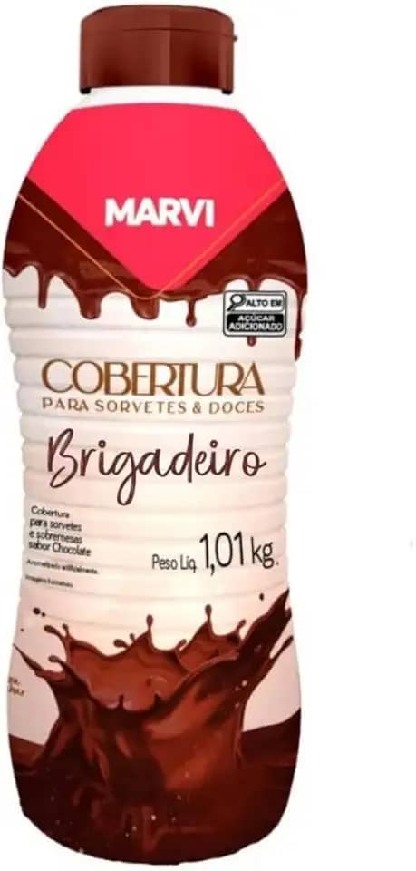 Cobertura De Brigadeiro Para Sorvetes E Sobremesas Marvi 1Kg