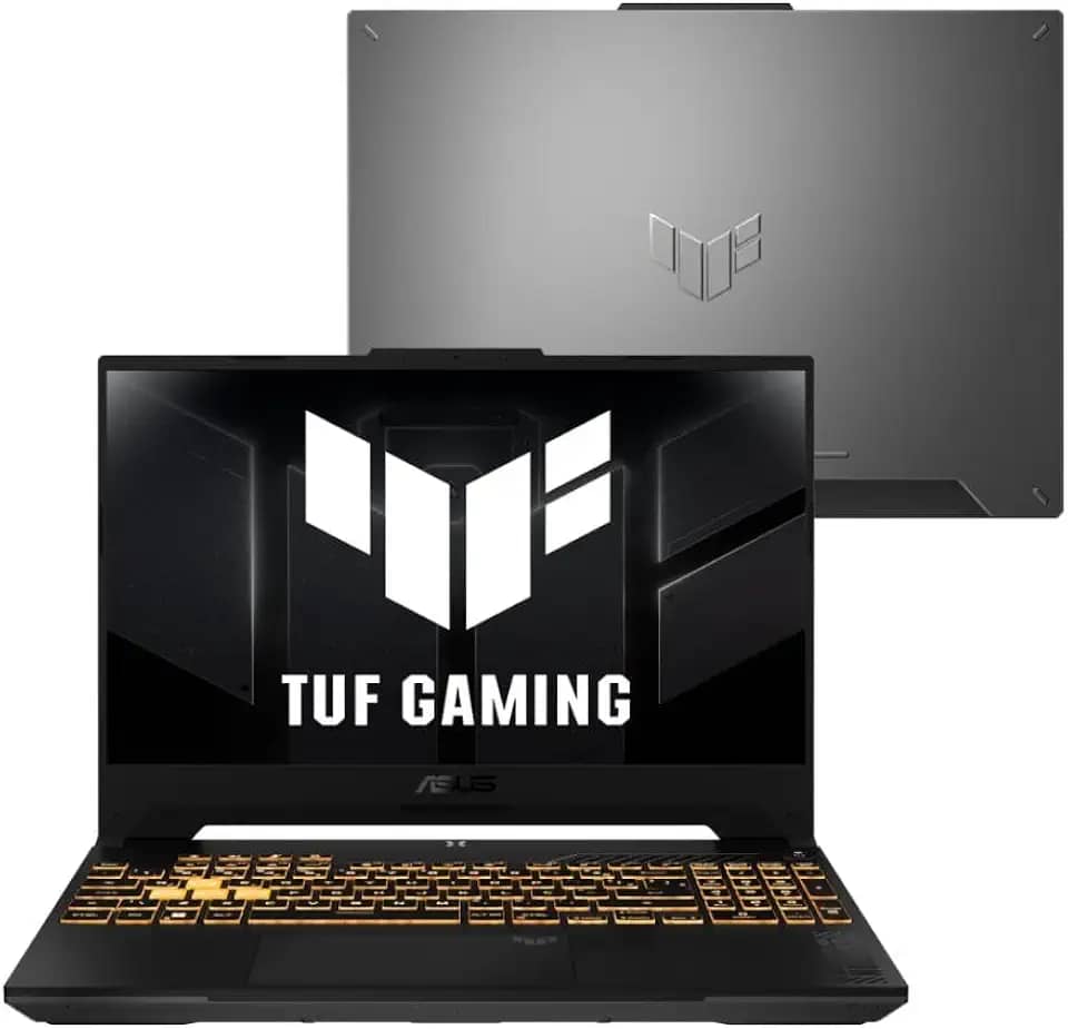 Notebook ASUS TUF Gaming F15, Intel Core i7, 8GB, 512GB SSD, KeepOS, RTX4050, 15,60" FHD, Mecha Gray FX507VU-LP151