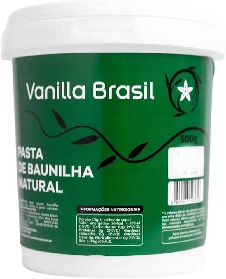 Pasta Natural De Baunilha Vanilla Brasil 500g