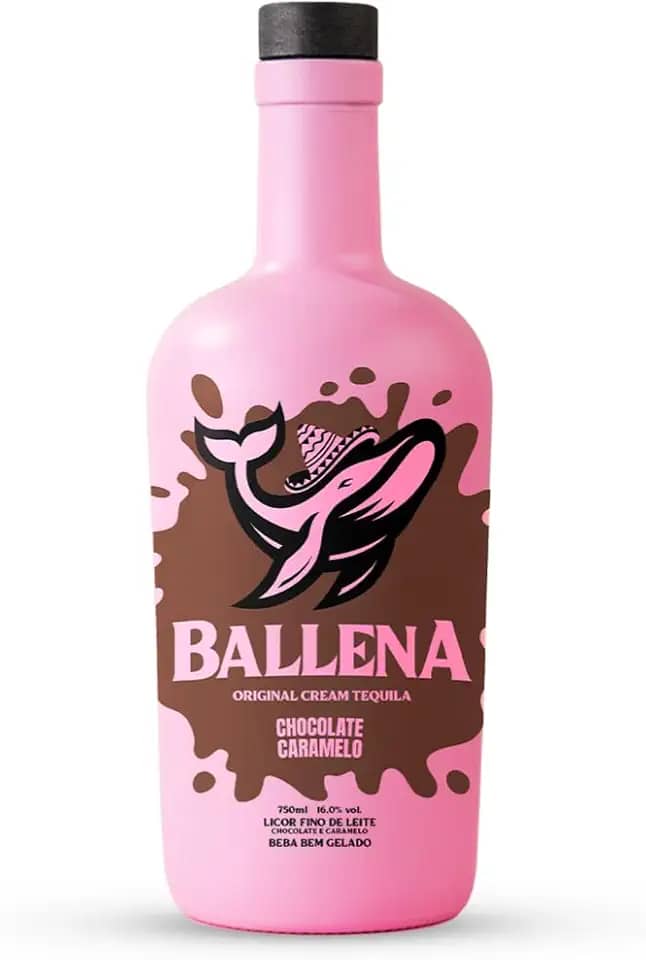 licor nac ballena choco e caramelo 750ml