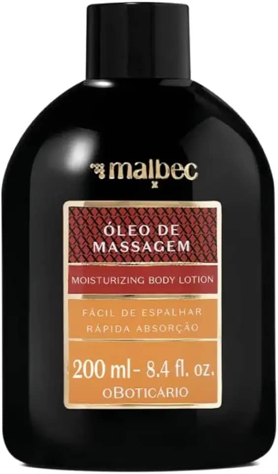 Óleo de Massagem Malbec 200ml - O Boticário
