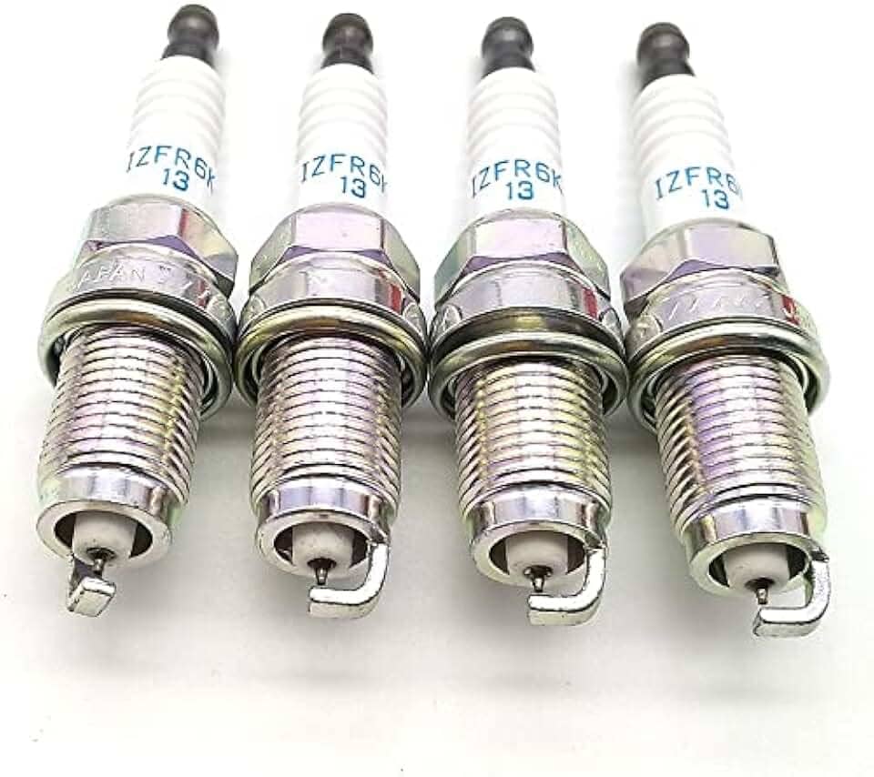 Velas de Ignição para Carro, 4 Unidades, Iridium Izfr6K13 9807B-56A7W, Vela de Ignição de Platina Irídio