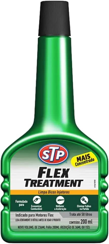 STP Aditivo Via Tanque Limpa Bicos Injetores Motor Combustivel Flex Treatment