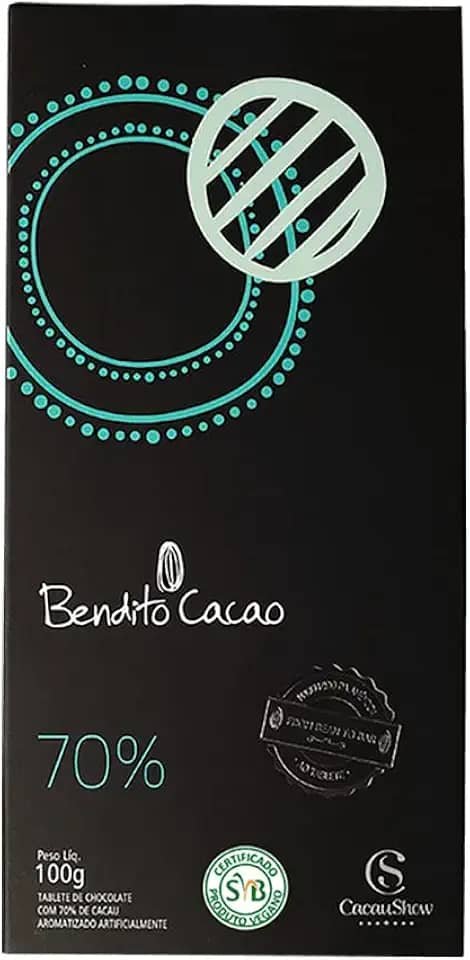 Tablete Bendito Cacao 70% Cacau 100G Cacau Show