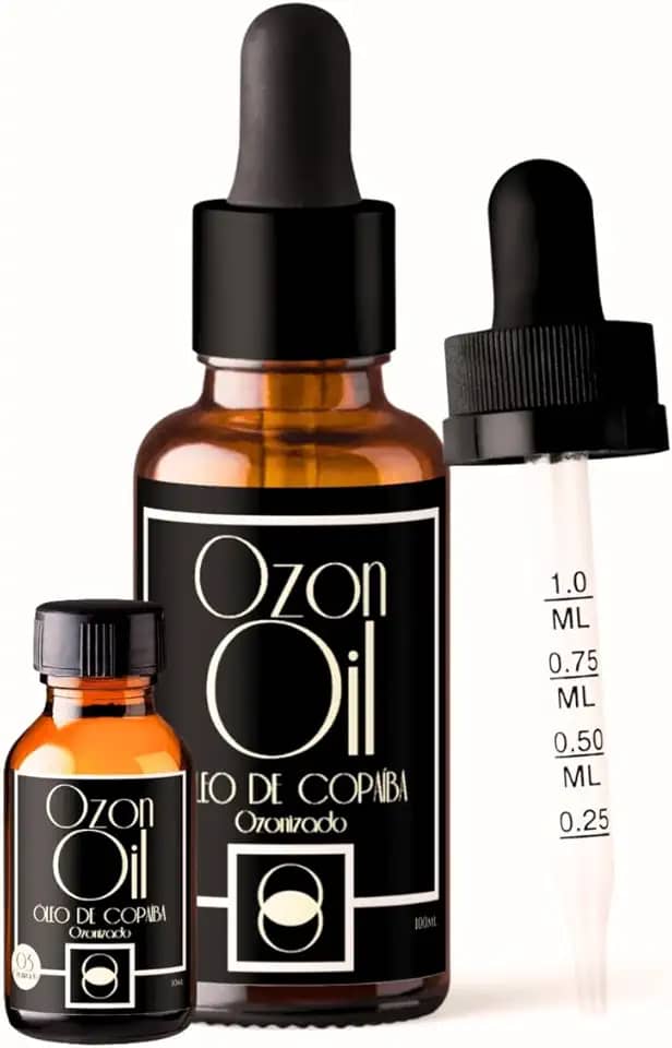 Óleo de Copaíba Ozonizado Natural e Concentrado 100ml 100% Puro