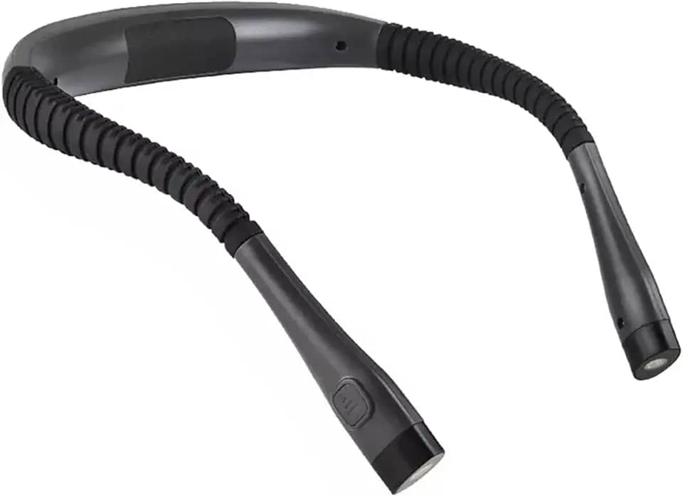 BEMMY Luz de Leitura Recarregável, Luz de Pescoço Dobrável com 3 Cores, Portátil e de Larga Duração para Leitura, Crochê e Costura, Luminaria de Livro 1000mAh. A única Loja Autorizada 'Bemmy-BR'.