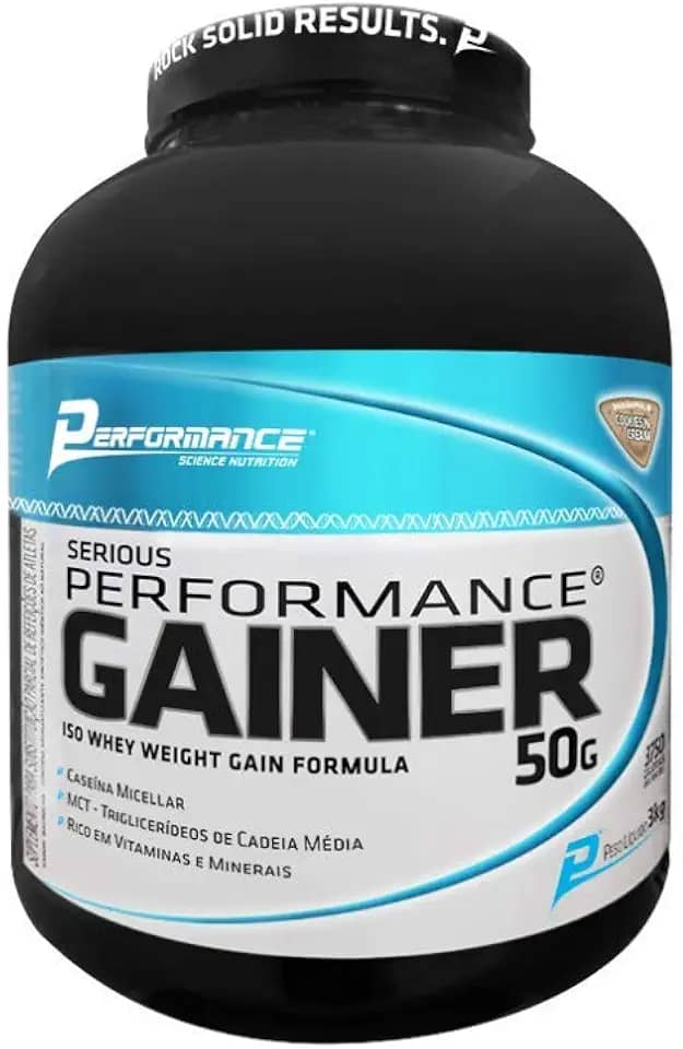 Serious Performance Gainer Hipercalórico (3kg) - Performance Nutrition (Baunilha)